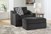 Hoover Furniture Outlet - Ashley Furniture - Wryenlynn Oversized Chair and Ottoman - Oversized Chair and Ottoman - 49405U2